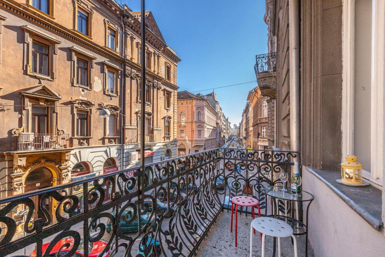 Luxury Art Deco Flat / Big Balcony Apartment Будапеща Екстериор снимка